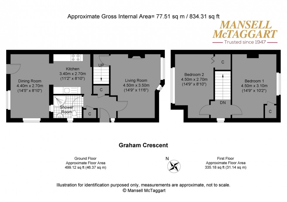 Floorplan for Graham Crescent, Portslade, BN41