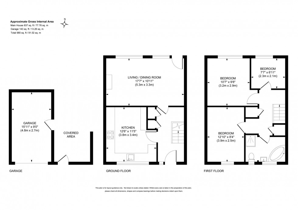 Floorplan for Sandy Vale, Haywards Heath, RH16