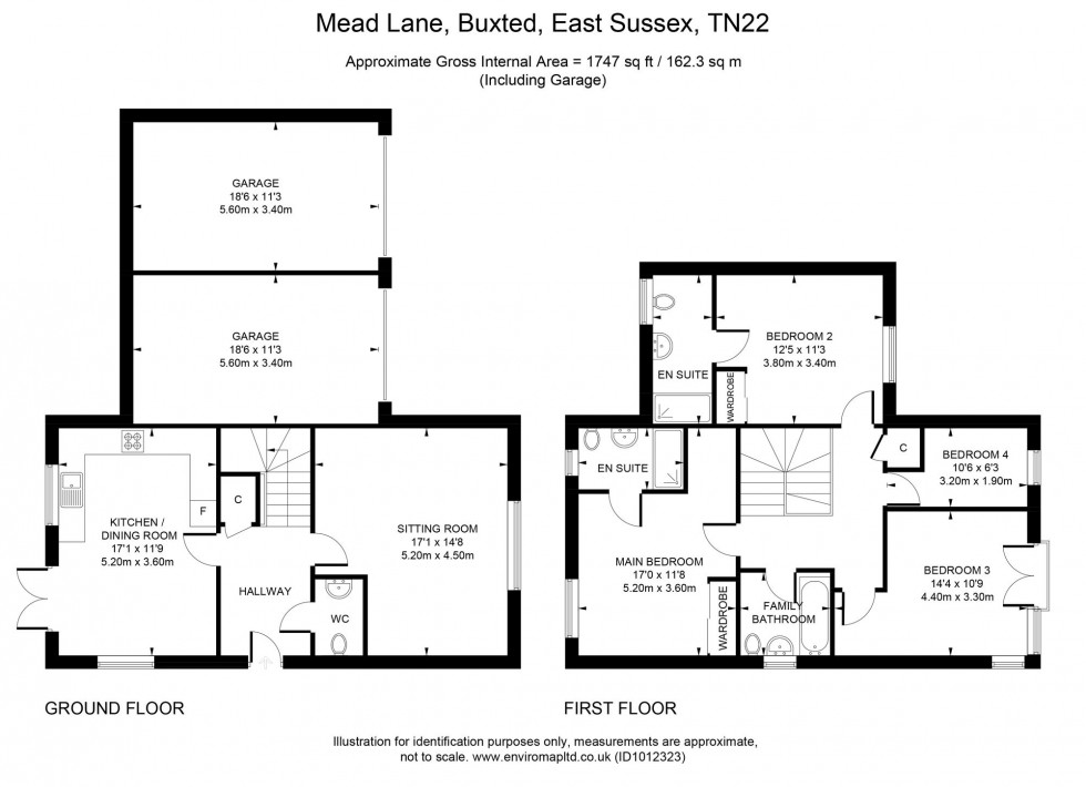 Floorplan for Mead Lane, Buxted, TN22