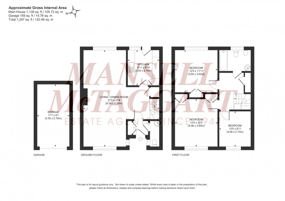 Floorplan for London Road, Burgess Hill, RH15