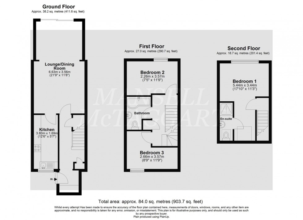 Floorplan for Buchans Lawn, Crawley, RH11