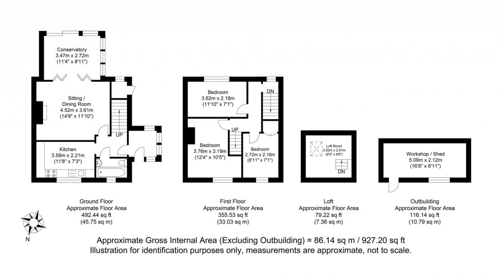 Floorplan for Valley Road, Lewes, BN7