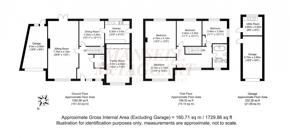 Floorplan for Old Millmeads, Horsham, RH12