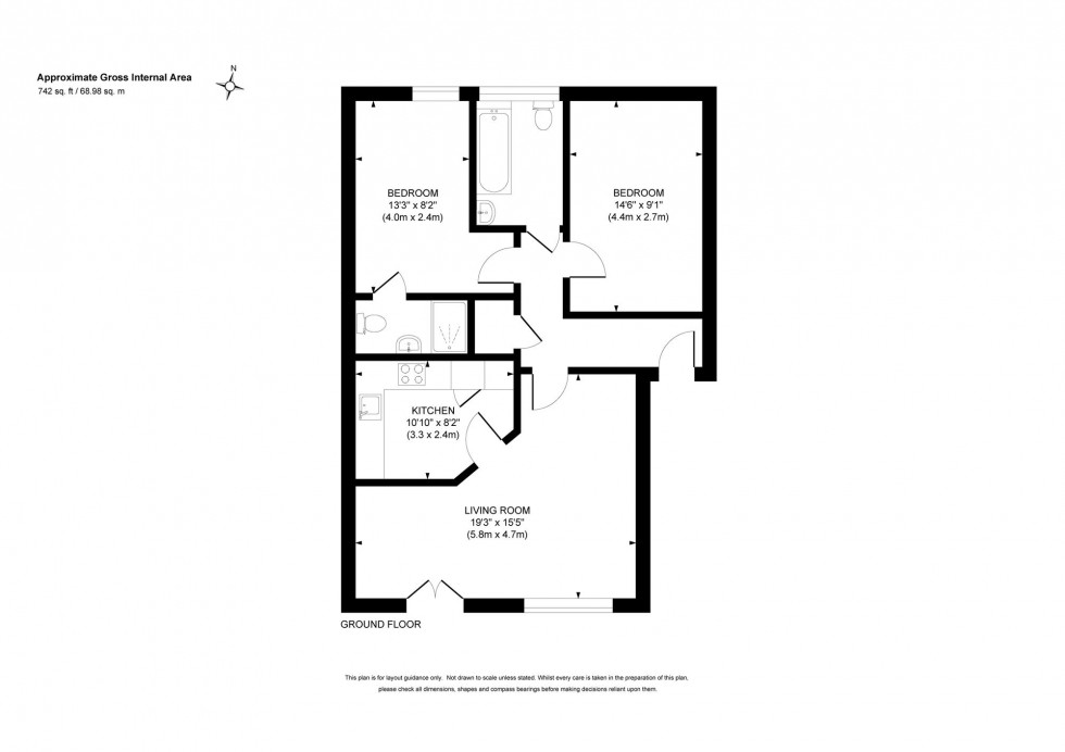 Floorplan for Gordon Road, Haywards Heath, RH16