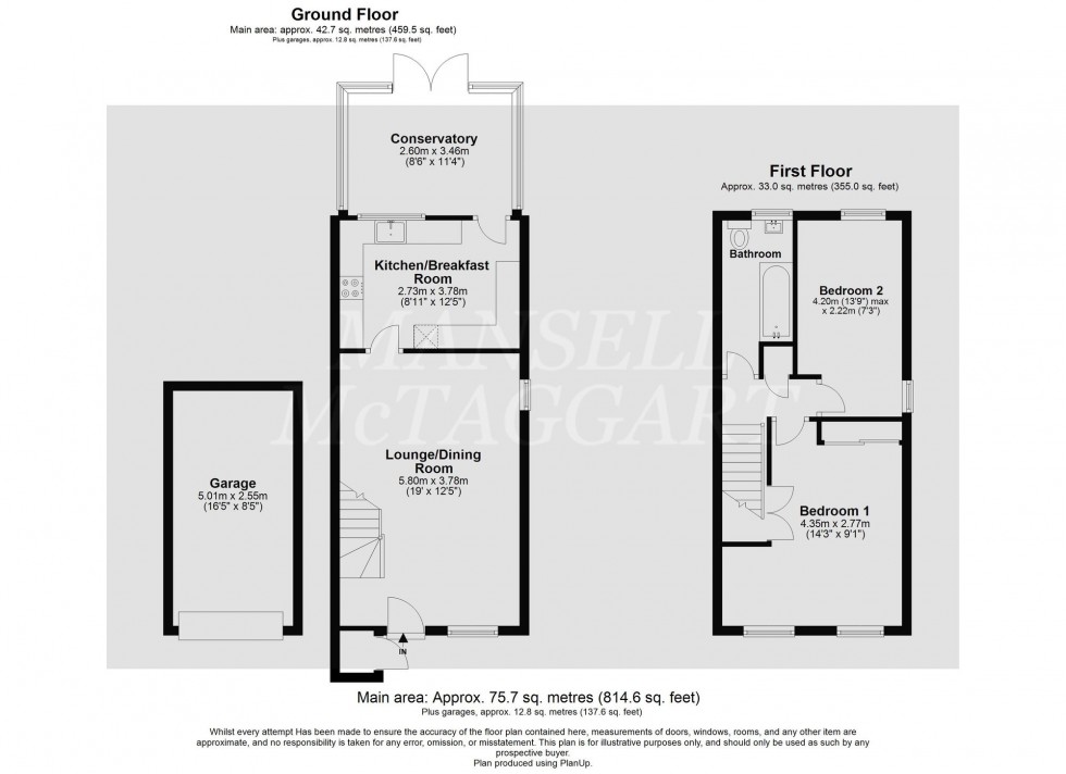 Floorplan for The Glades, East Grinstead, RH19