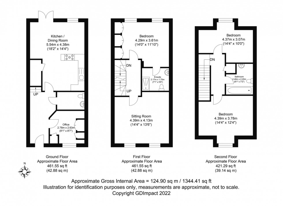 Floorplan for Sister Ann Way, East Grinstead, RH19