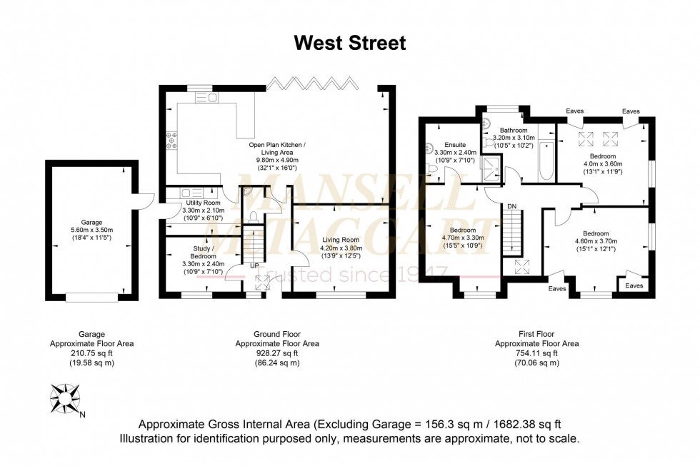 Floorplan for West Street, Billingshurst, RH14