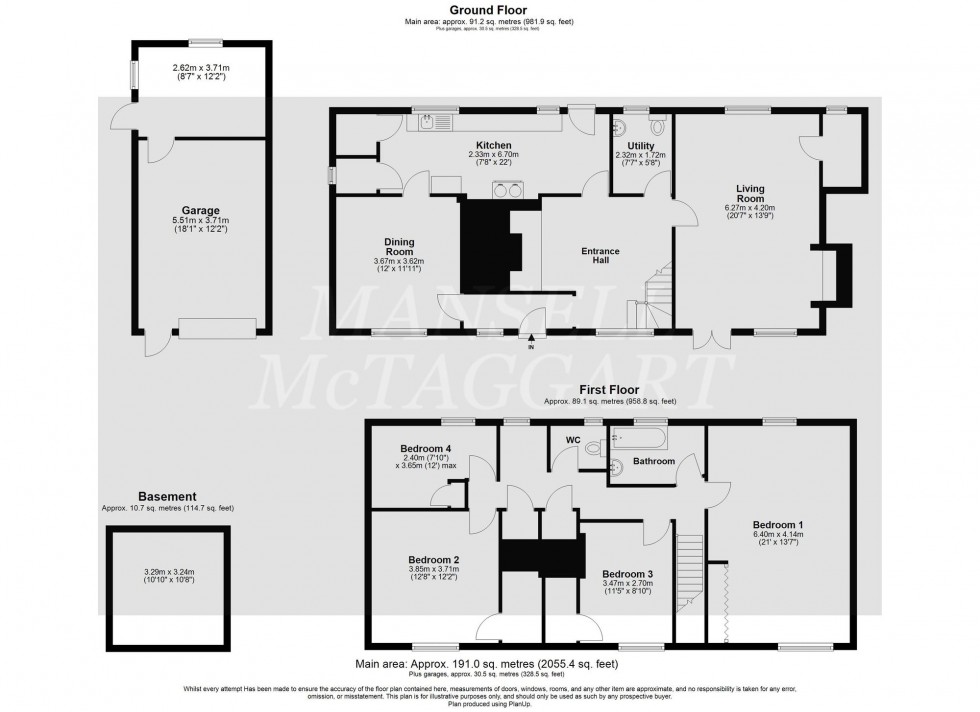 Floorplan for London Road, East Grinstead, RH19