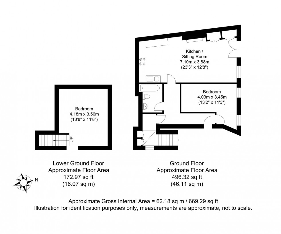 Floorplan for Market Lane, The Crown, BN7