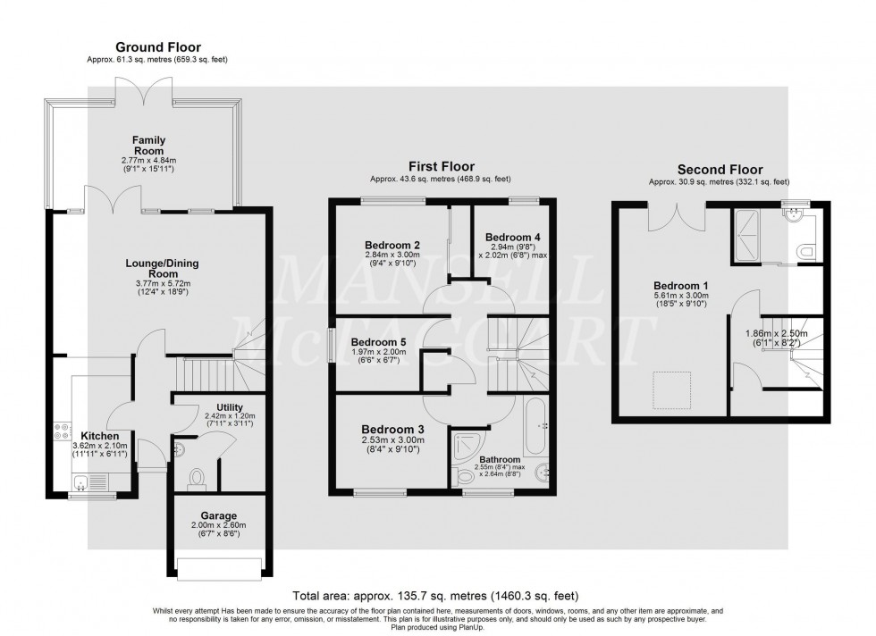 Floorplan for Tanyard Way, Horley, RH6