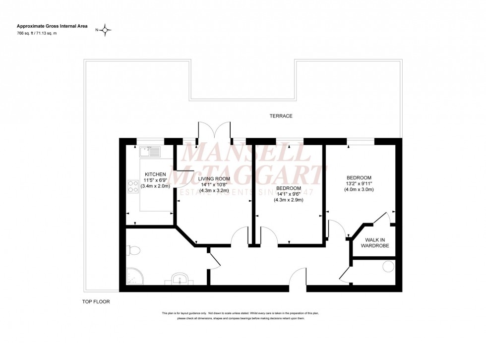 Floorplan for The Brow, Corbett Court The Brow, RH15
