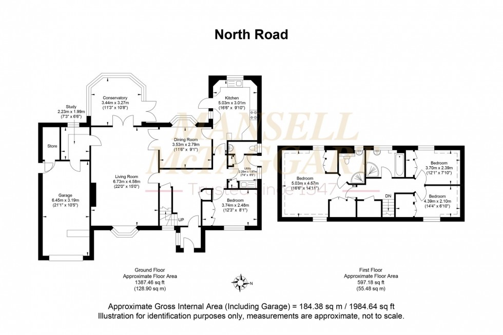 Floorplan for North Road, Crawley, RH10