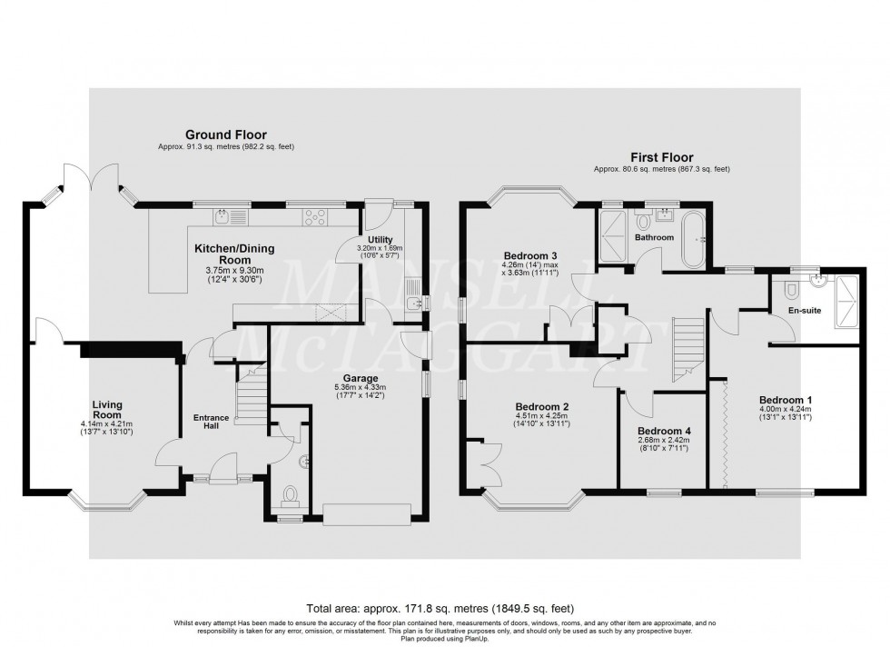 Floorplan for Borers Arms Road, Copthorne, RH10