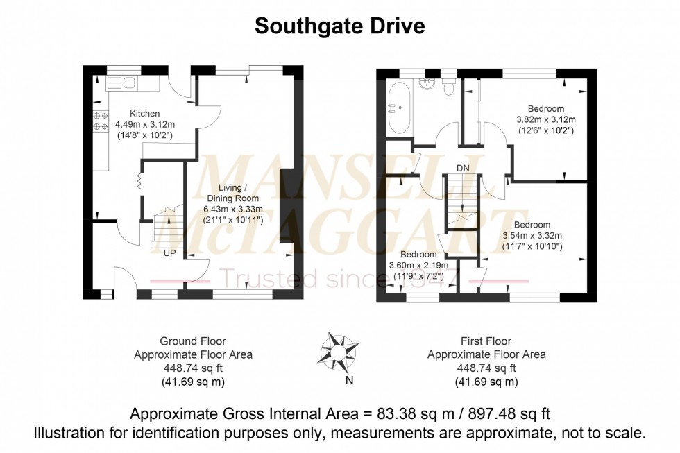 Floorplan for Southgate Drive, Crawley, RH10