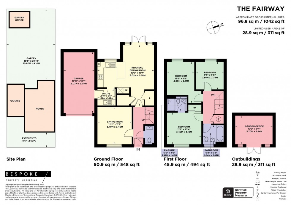 Floorplan for The Fairway, Hassocks, BN6