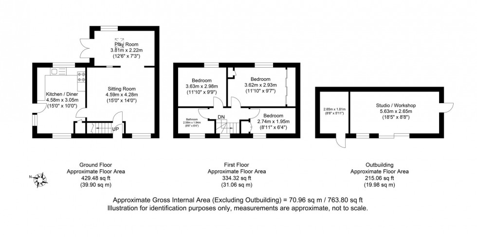 Floorplan for Broyleside Cottages, Ringmer, BN8