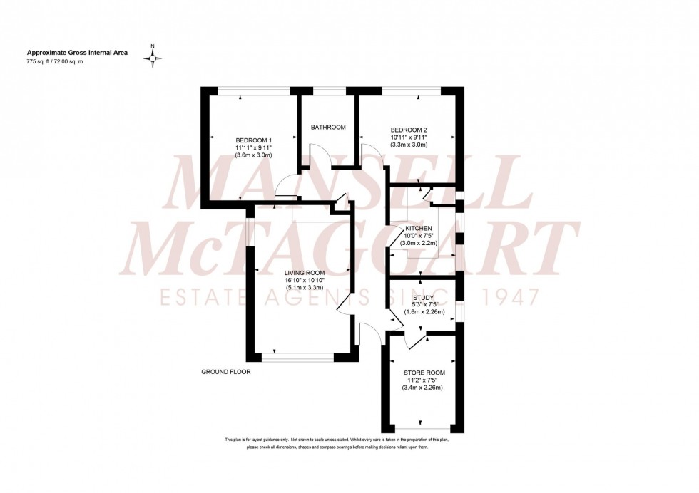 Floorplan for Junction Road, Burgess Hill, RH15