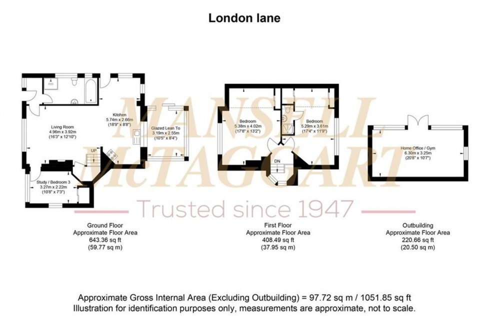 Floorplan for London Road, Balcombe, RH17