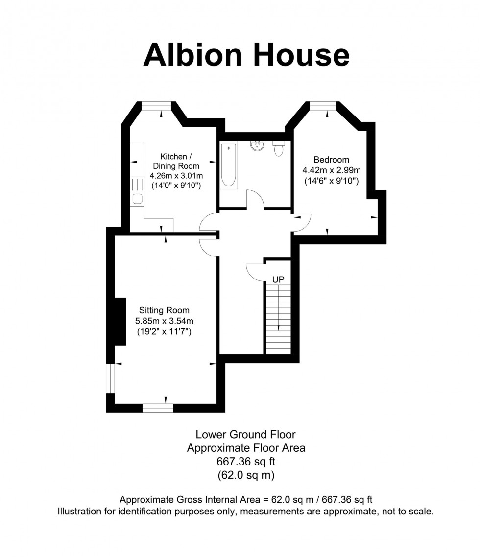 Floorplan for New Town, Albion House, TN22