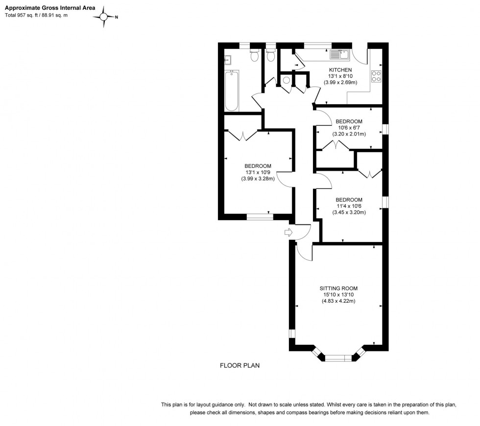 Floorplan for The Welkin, Lindfield, RH16