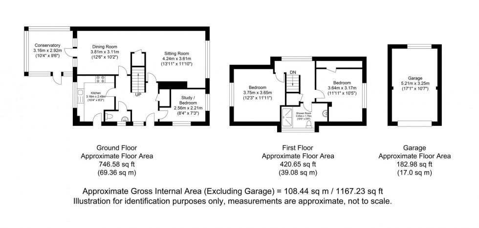 Floorplan for Elim Court Gardens, Crowborough, TN6