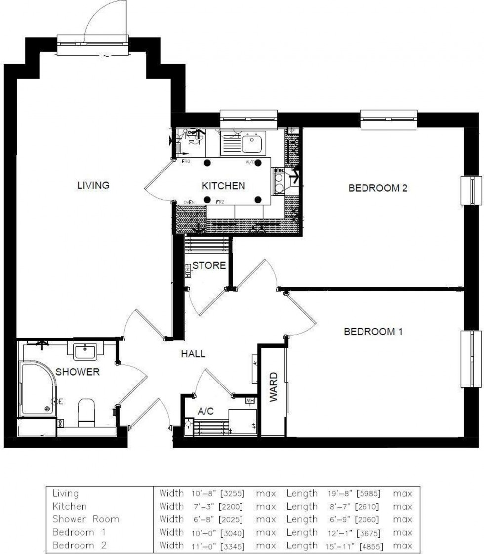Floorplan for Church Road, Petlands Lodge, RH16