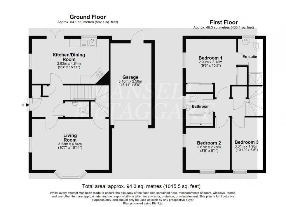 Floorplan for Hilda Dukes Way, East Grinstead, RH19