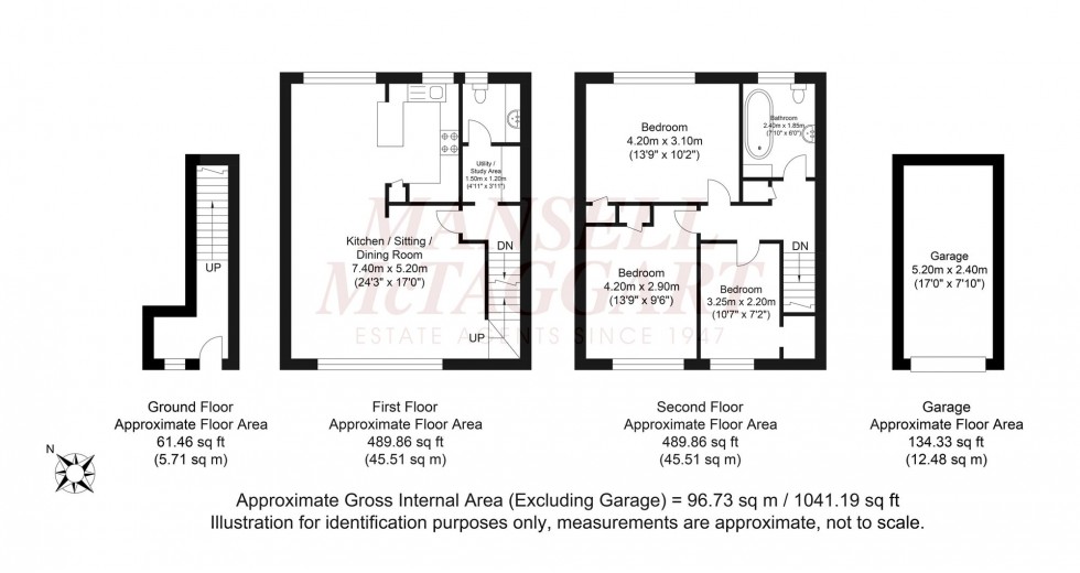 Floorplan for York Close, Horsham, RH13