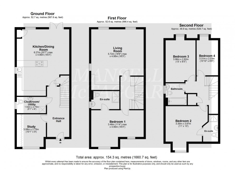 Floorplan for Sister Ann Way, East Grinstead, RH19