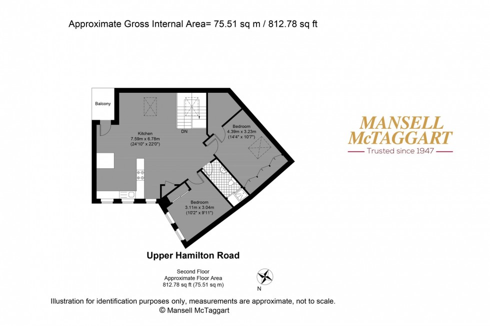 Floorplan for Upper Hamilton Road, Brighton, BN1