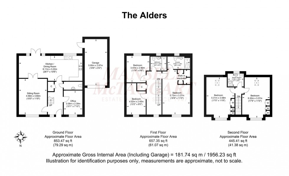 Floorplan for The Alders, Billingshurst, RH14
