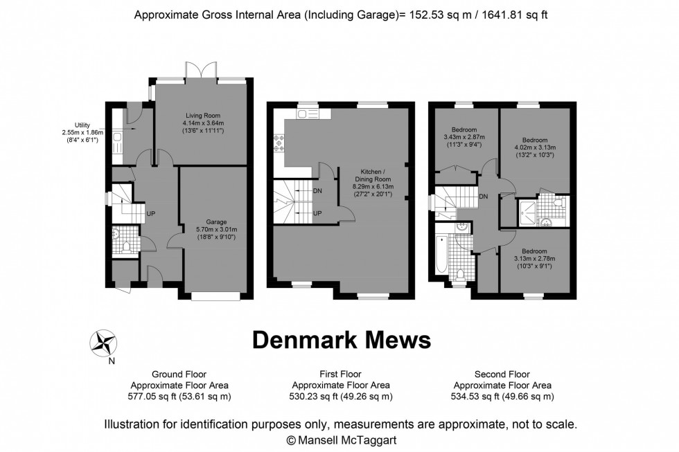 Floorplan for Denmark Mews, Hove, BN3