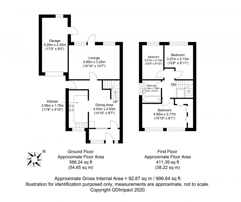 Floorplan for Windsor Road, Crowborough, TN6