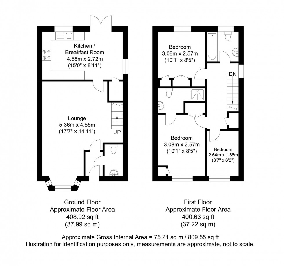 Floorplan for Martins Gardens, Crowborough, TN6