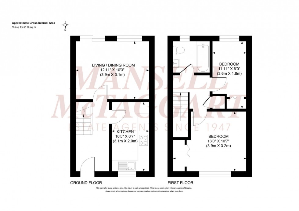 Floorplan for Mocatta Way, Burgess Hill, RH15