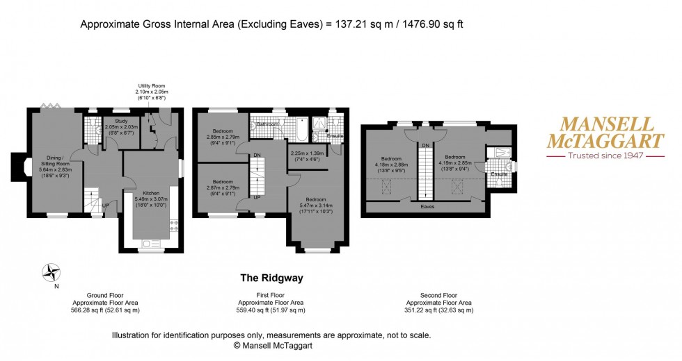 Floorplan for The Ridgway, Brighton, BN2