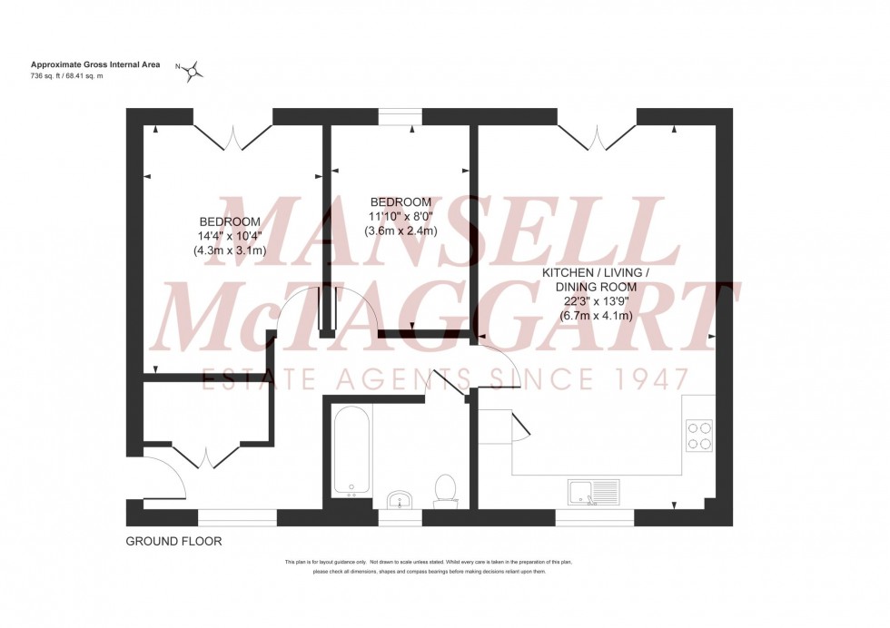 Floorplan for Icarus Avenue, Burgess Hill, RH15