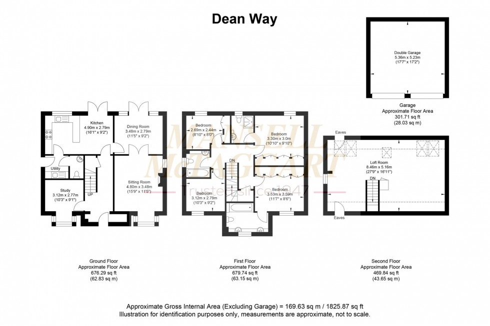 Floorplan for Dean Way, Storrington, RH20