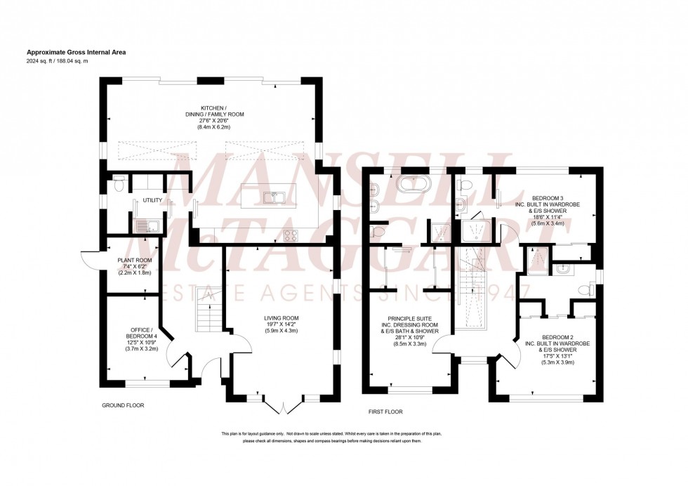 Floorplan for Birchwood Grove Road, Burgess Hill, RH15