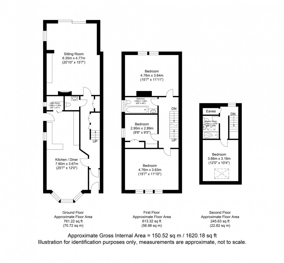 Floorplan for The Avenue, Lewes, BN7