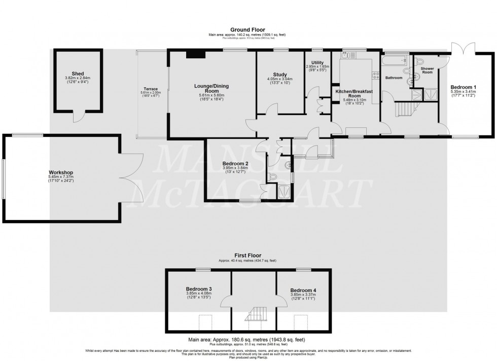 Floorplan for Church Lane, Danehill, RH17