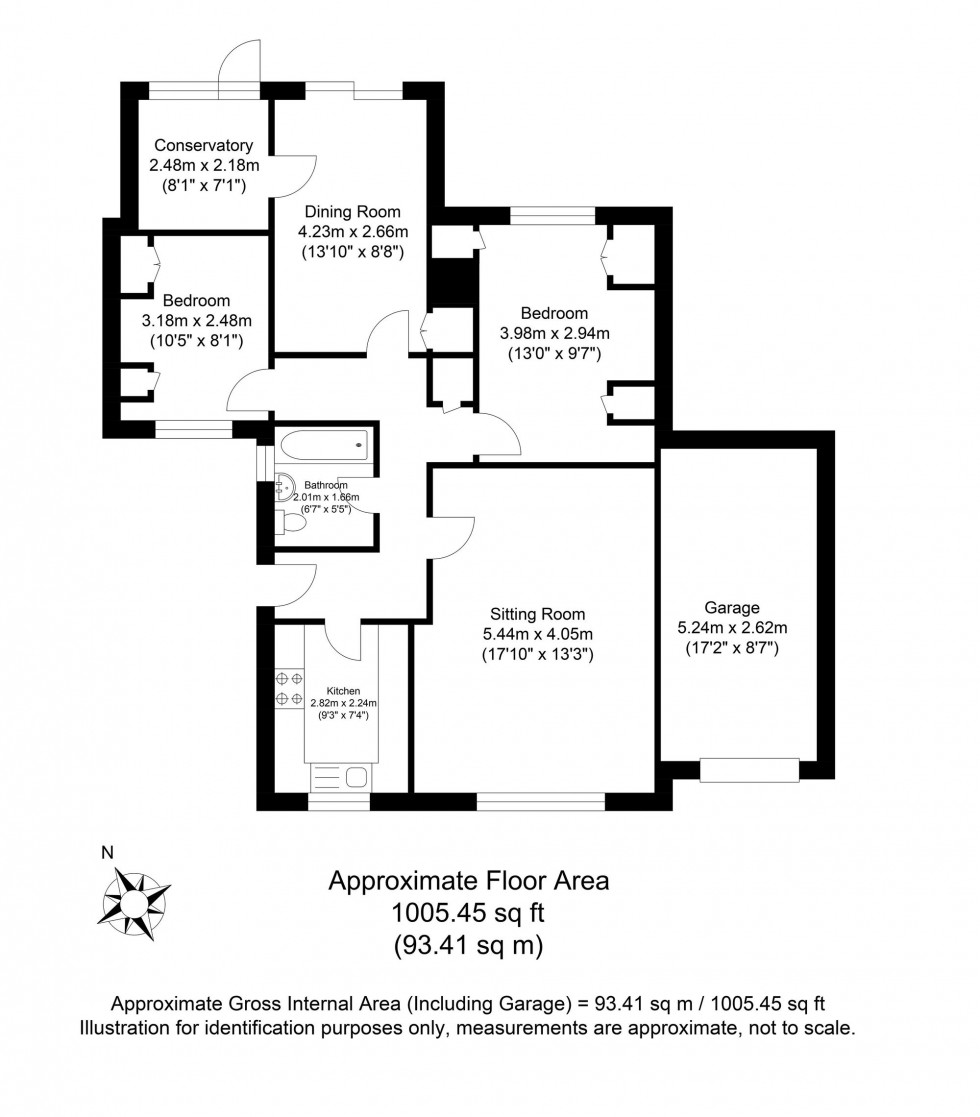 Floorplan for Church Lane, Lewes, BN7