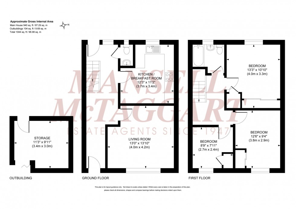 Floorplan for Cissbury Road, Burgess Hill, RH15