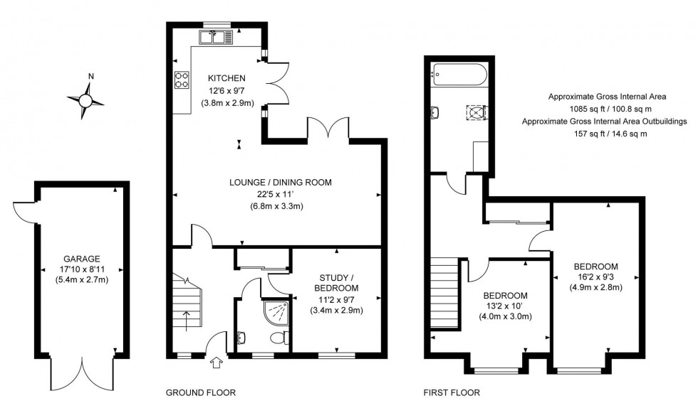 Floorplan for Smithys Close, Plumpton Green, BN7