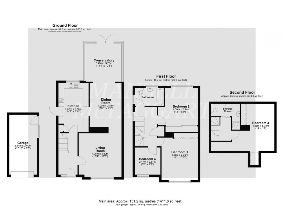 Floorplan for Brookside, Copthorne, RH10