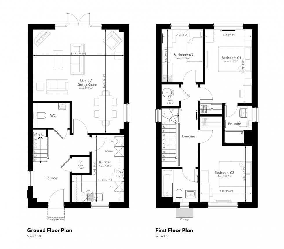 Floorplan for The Sycamore, The Meadows, TN22