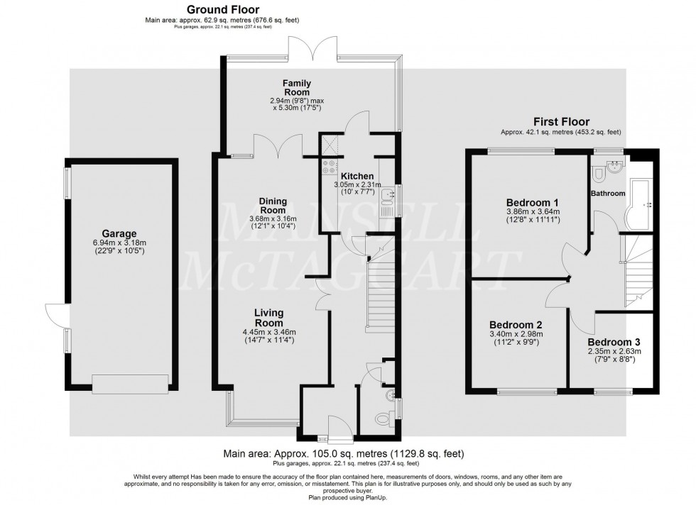 Floorplan for Stafford Road, Crawley, RH11