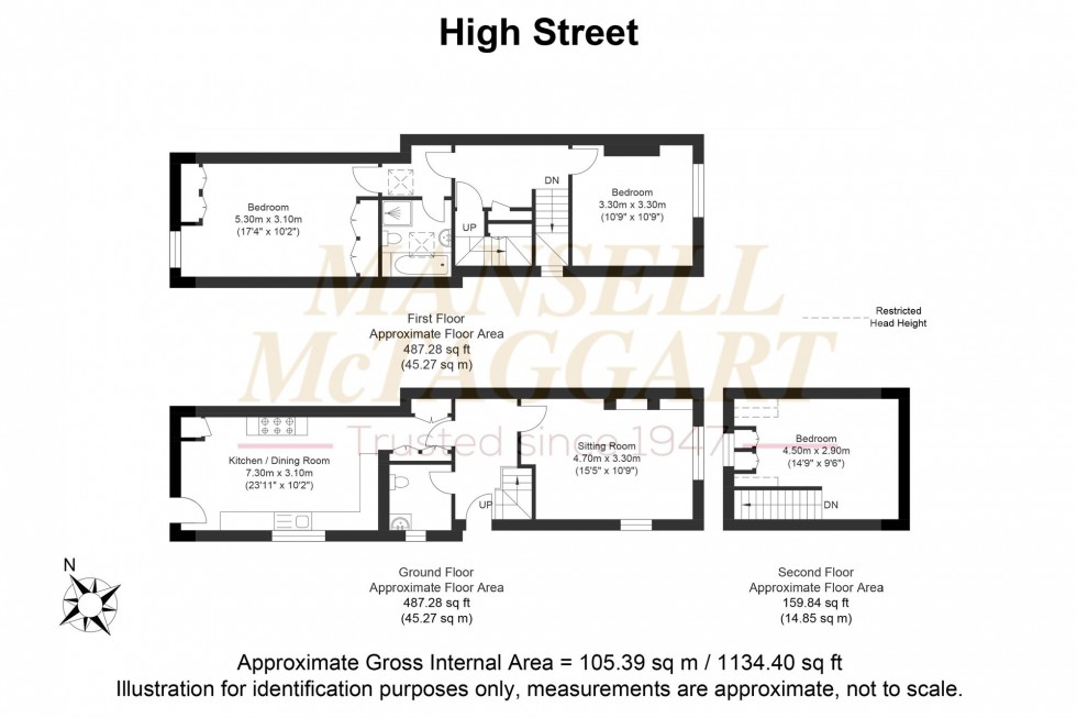 Floorplan for High Street, Handcross, RH17