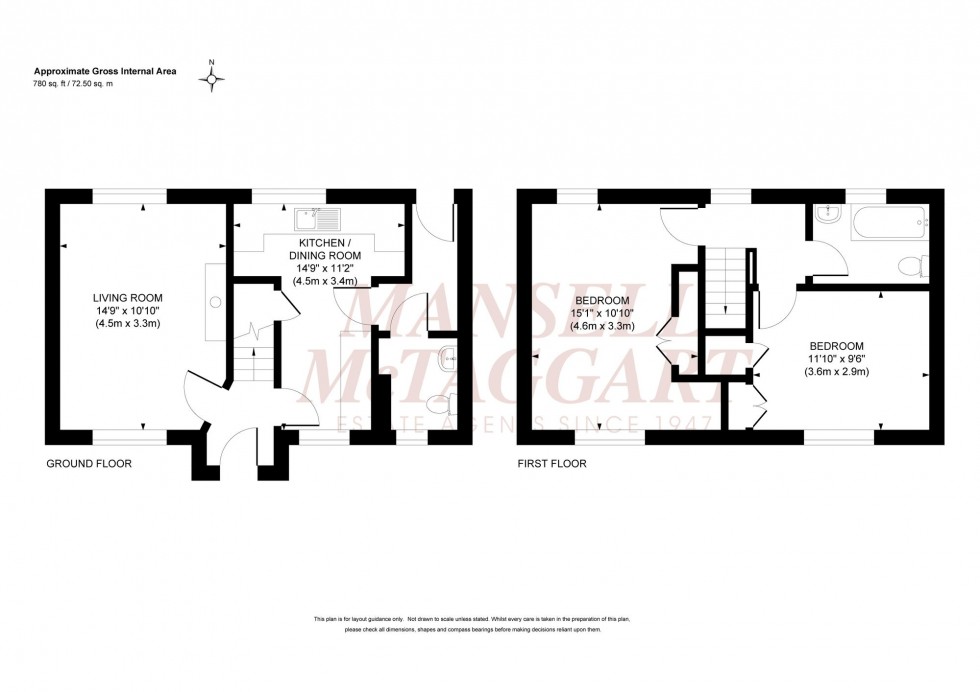 Floorplan for The Close, Burgess Hill, RH15