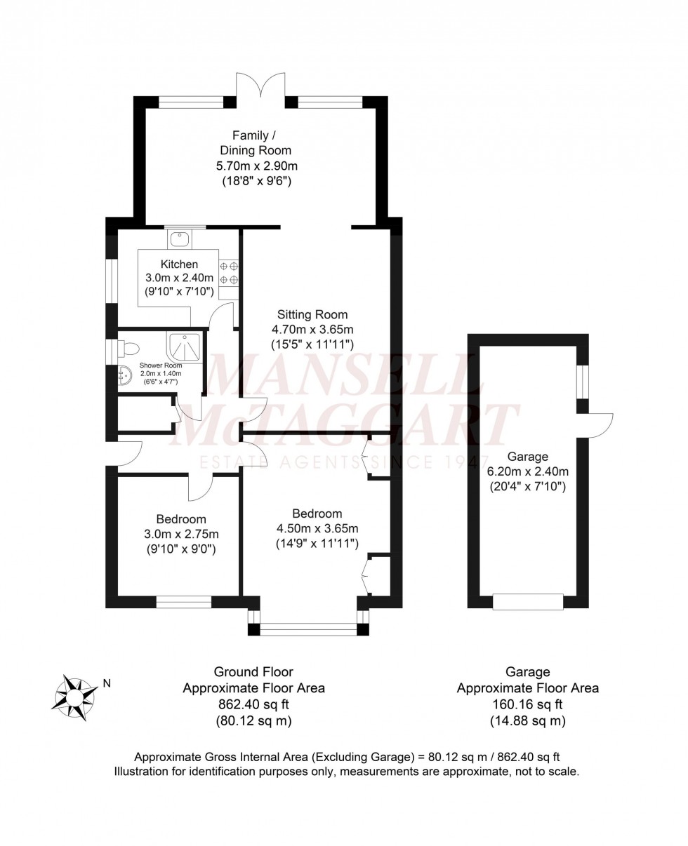 Floorplan for Ringley Road, Horsham, RH12